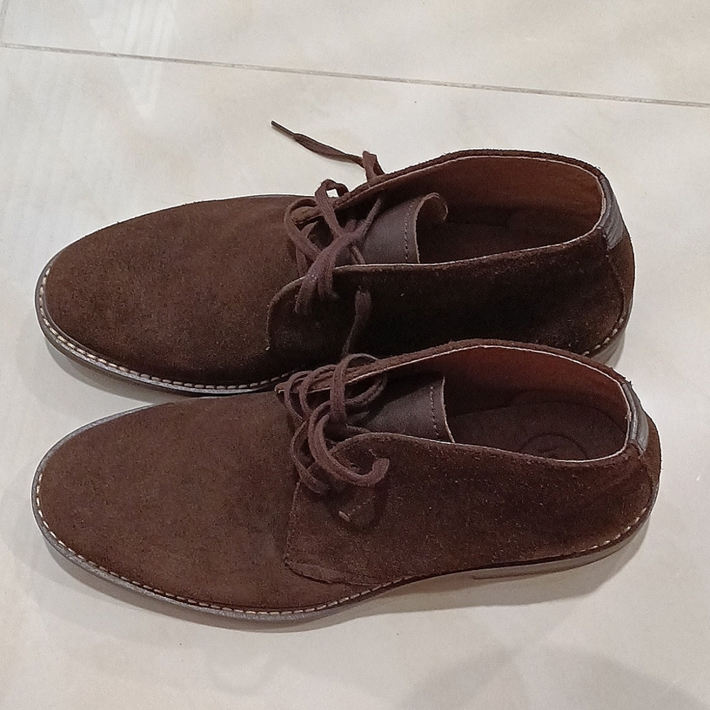 Clarks Desert Boot Evo Dark Brown Suede mens 7